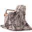Tie-Dye Faux Rabbit Fur & Flannel Weighted Throw Blanket, Ultra Soft & Cozy for Sofa Couch Bed-125287881-125287875