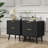 Fluted Nightstand With Curved Profile Design, 2-Drawer End Table, Bedside Table For Bedroom, Living Room-1405818743