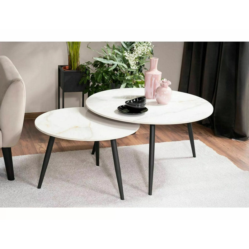 Samaire Coffee Table, White