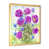 Impression dorée sur toile encadrée
