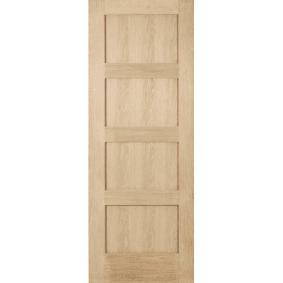 Oak Shaker 4 Panel Internal Door