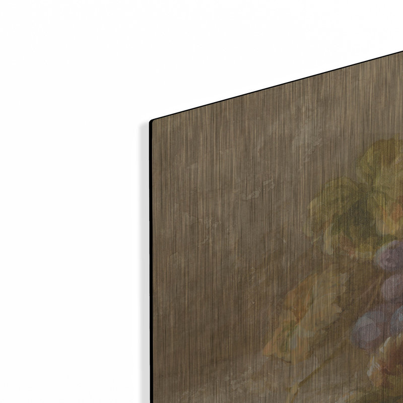 Winston Porter «Bordeaux Grapes» par Danhui Nai, art mural en métal, H 24 po x l 24 po
