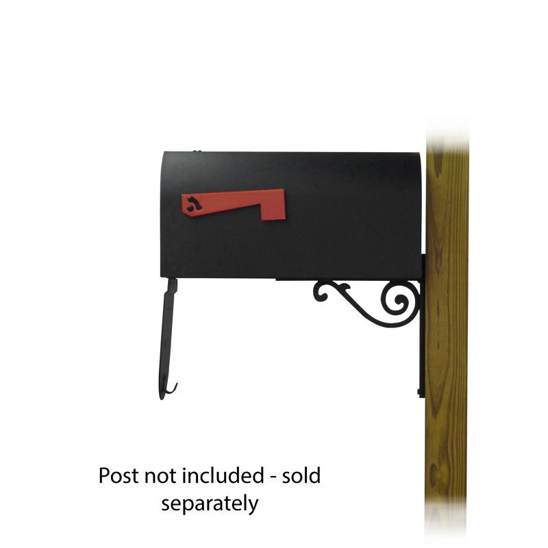 Titan Aluminum Post Mounted Mailbox