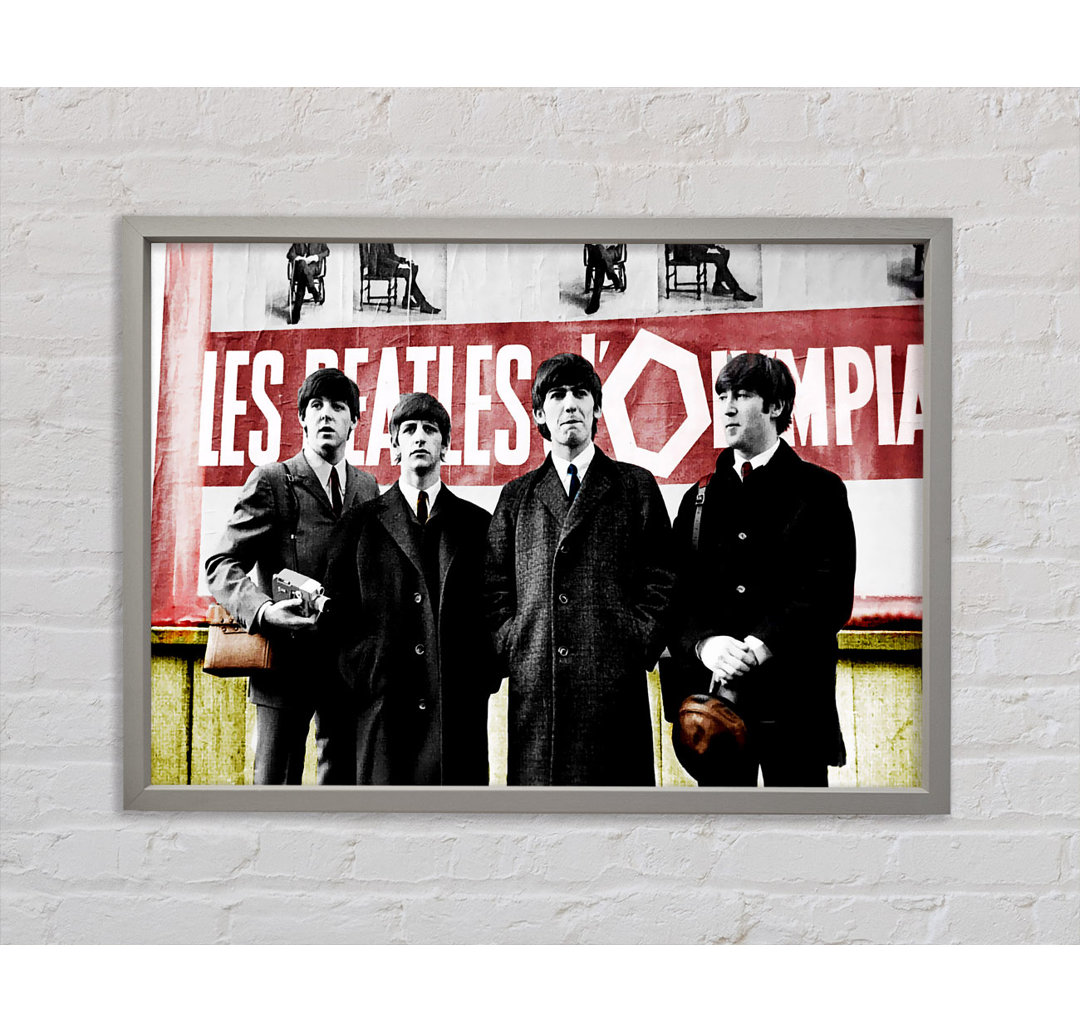 Die Beatles in Liverpool - Einzelbildrahmen Kunstdrucke auf Leinwand