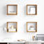 Wall Shelves 4 Pcs 26 X 15 X 26 Cm Engineered Wood-556898842