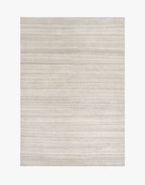 Rectangle Striped Wool Hand Knotted Area Rug