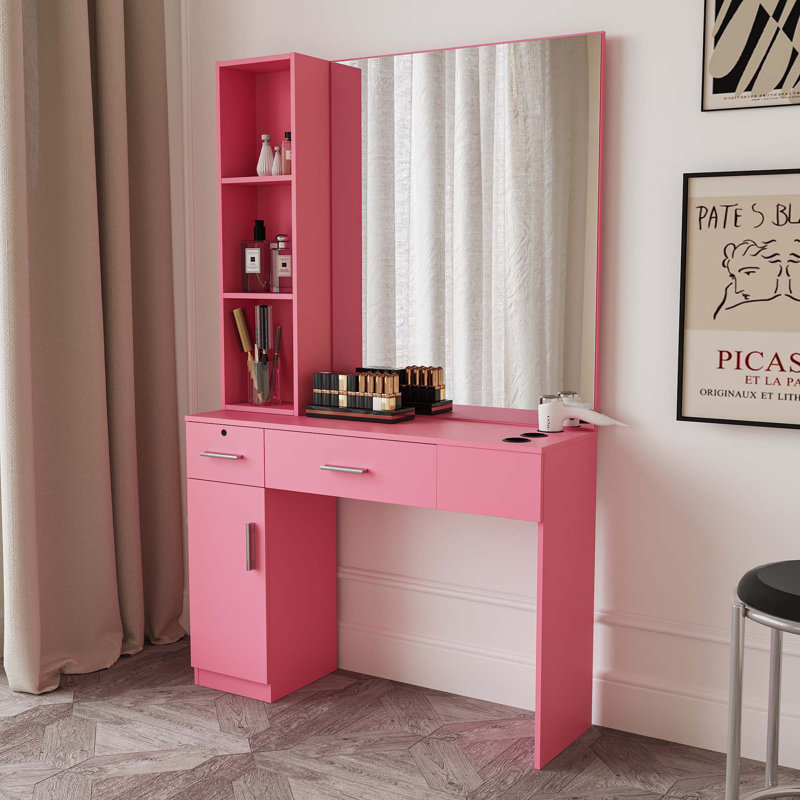 Salon Station Barber Coiffing Styling Station Barber, Rose