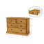Hailley Solid Spruce Wood Chest Of Drawers
