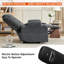 Fauteuil inclinable Power Lift avec massage et chaleur pour les personnes âgées-948036