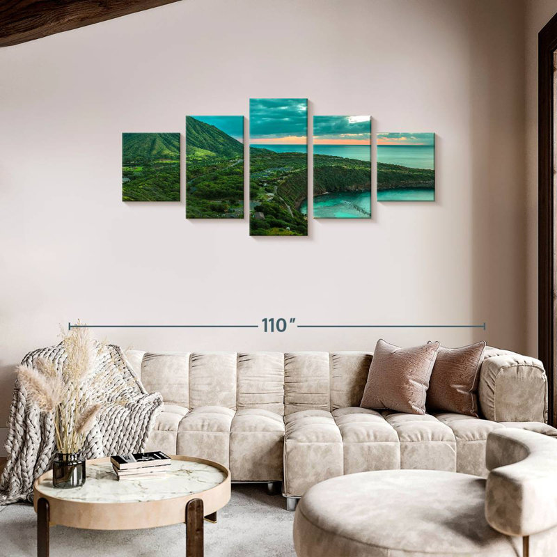 Baie de Hanauma, H 36 po x l 80 po