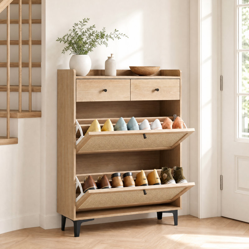 Armoire de rangement Lilac, Bois naturel