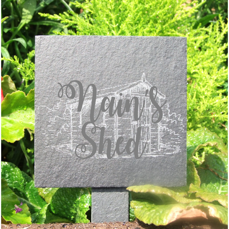 Kennard Stone Plants & Flowers Garden Sign