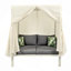 Lit de terrasse d'extérieur / de patio avec rideaux, grand confort, adapté à de multiples cas de figure-206642478