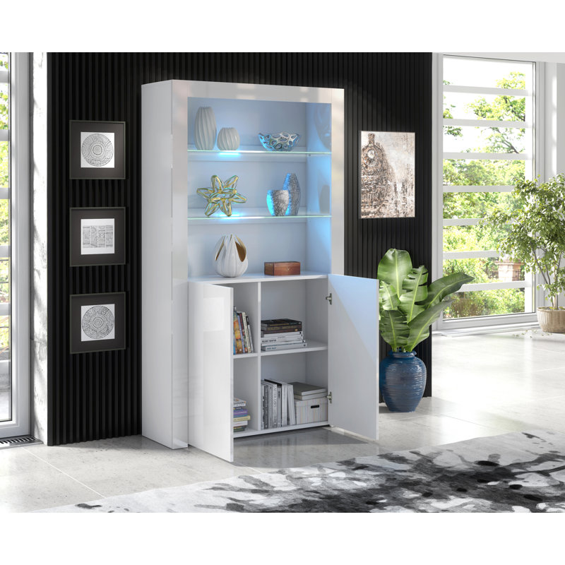 Clifton Display Cabinet, Blue