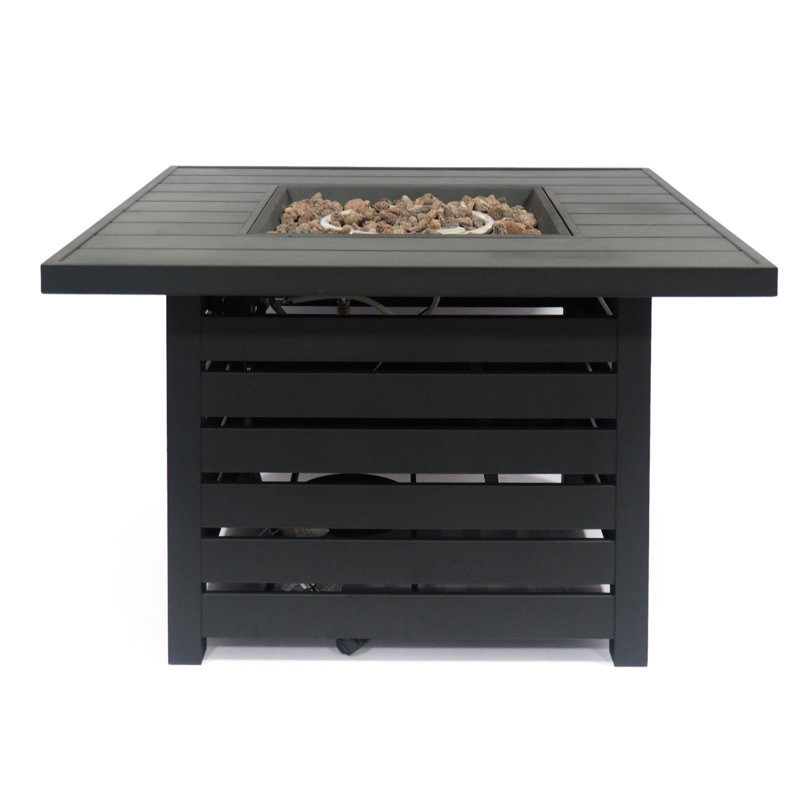 Fernon Square Fire Pit, Matte Black
