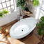 66.9'' x 31.5'' Soaking Fiberglass Bathtub