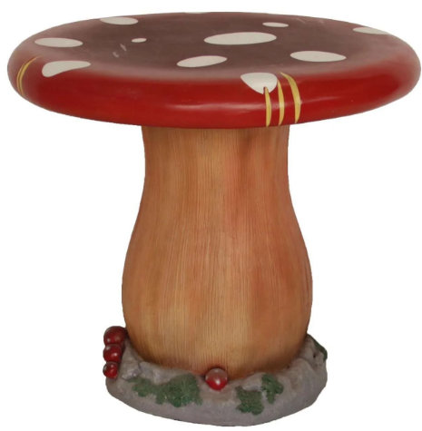 Miseta Mushroom Table Over Sized Statue