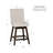 Cyrus Swivel Upholstered Stool-1089046702-1089046703