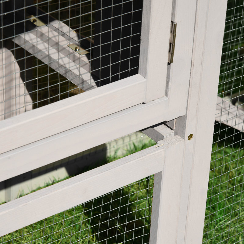 Cage à lapin Camire, Gris