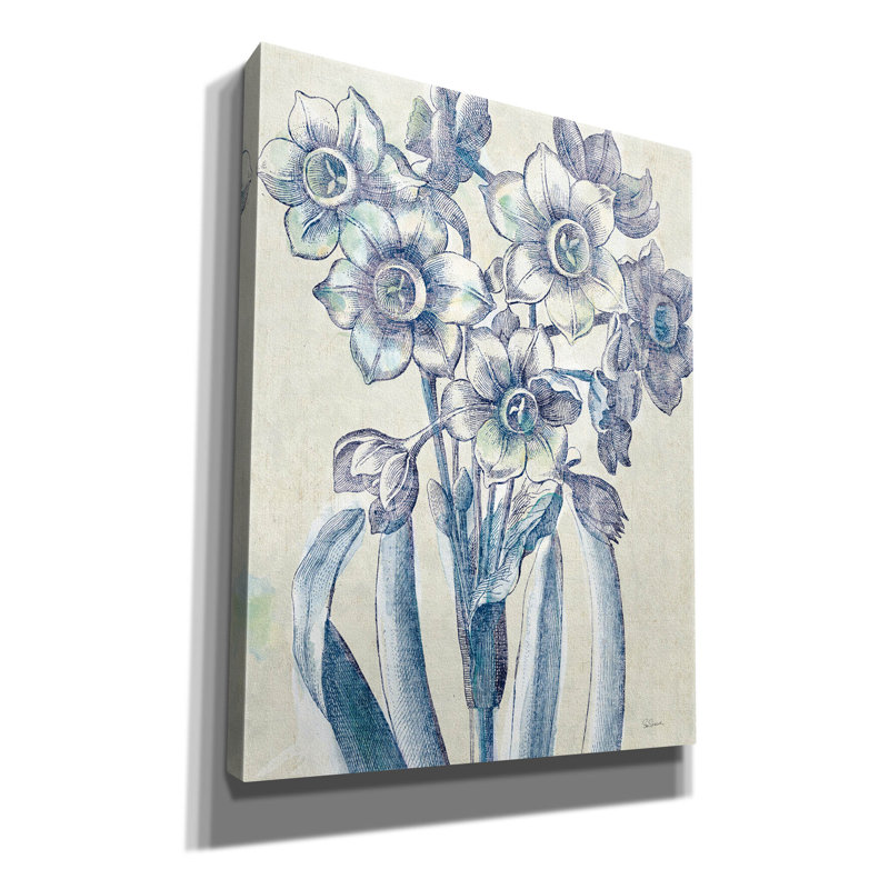 Art mural sur toile Epic Graffiti «Belle Fleur 4 C» par Sue Schlabach, H 34 po x l 26 po x P 1,5 po