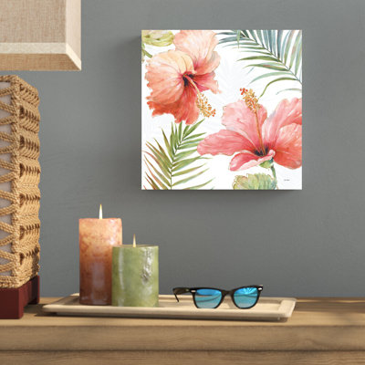 «Tropical Blush II» par Lisa Audit, reproduction d'art sur toile tendue