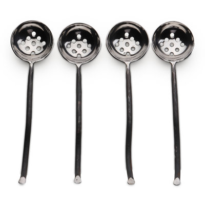 Shirleyan Inox Artisans Twig Olive Cuillère 4 pièces Ensemble
