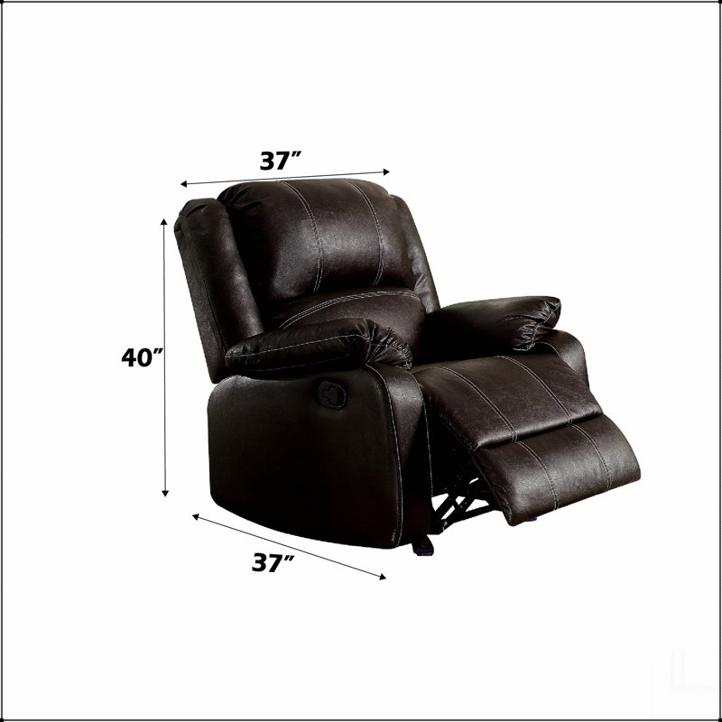 Fauteuil inclinable en cuir