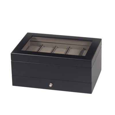 Wood Watch Box + Drawers