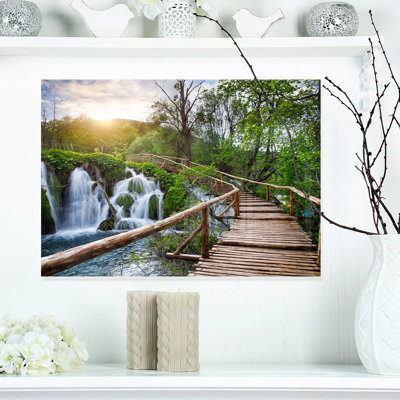 Pathway in Plitvice Lakes - Photograph Print