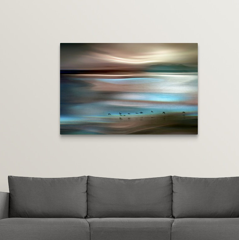 " Migrations " by Ursula Abresch, 32" H x 48" W x 1.5" D