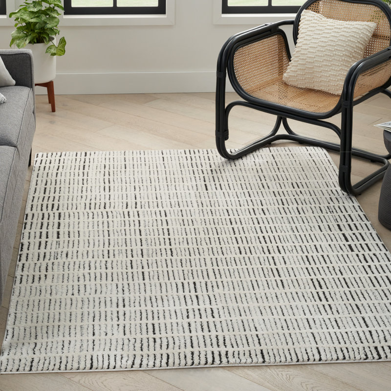 Geometric Indoor Rug, Rectangle 3'11" x 5'11"
