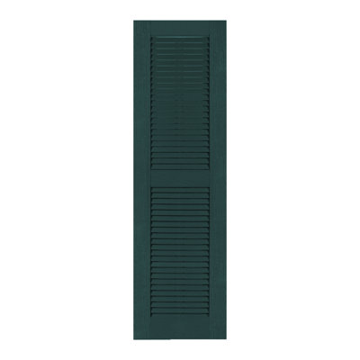 Custom Louvred Shutter with Straight Top