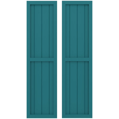 Deux volets à panneaux égaux Americano (par paire)