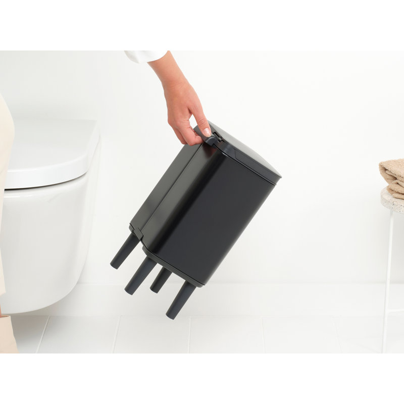 Brabantia 4 Litre Bo Waste Bin Hi, Matt Black