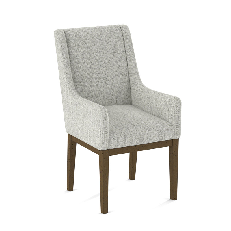 Upholstered Arm Chair, White, 61703-88