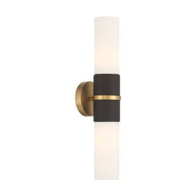 Applique murale 2 lumières Linthor 22,5 "de haut