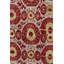 Tribal Rug In Red, Yellow, Green, White Ikats Pattern By Rug & Kilim-698557398