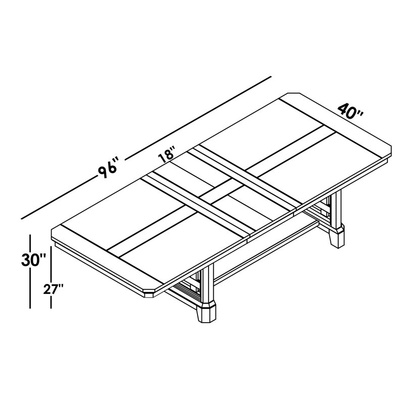 Ealy Extendable Solid Wood Base Dining Table