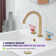 Widespread Bathroom Faucet 3 Hole, 2-handle 8 Inch Bathroom Sink Faucet with Drain Assembly