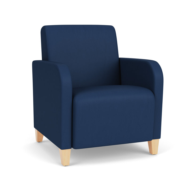 Chaise d'invité de réception Siena, Adler Midnight Sky / Patriot Plus Imperial Blue, Natural