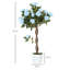 Outsunny Artificial Rose Tree with Twisted Trunk Set of 2-903063430