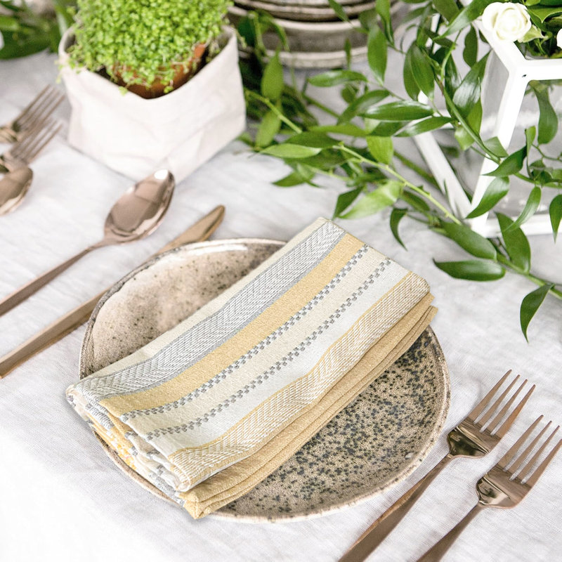 Altynai Square Napkin, Beige/Neutrals