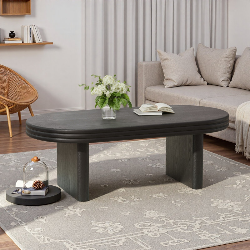 Table basse Mid Century Modern, Noir