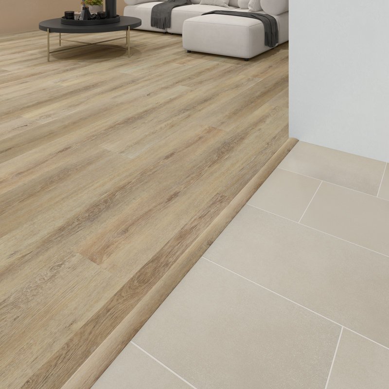 Transition 4-en-1 Daltile Bellamy Place (vendue à la pièce), Marron clair