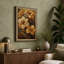 Golden Cosmos Blooms Botanical - Wrapped Canvas-713008426-713008427
