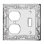 Victorian Double Outlet Switch Plate Tag