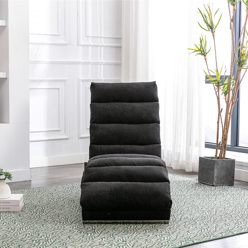 Canapé inclinable Modern Modern, Noir, noir, noir, noir