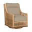 Outdoor Peninsula Gliding Wicker/Rattan Chair with Cushions-301211500-301211511-301233306