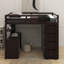 Lit mezzanine double avec tiroirs, bureau et garde-robe-1763245004