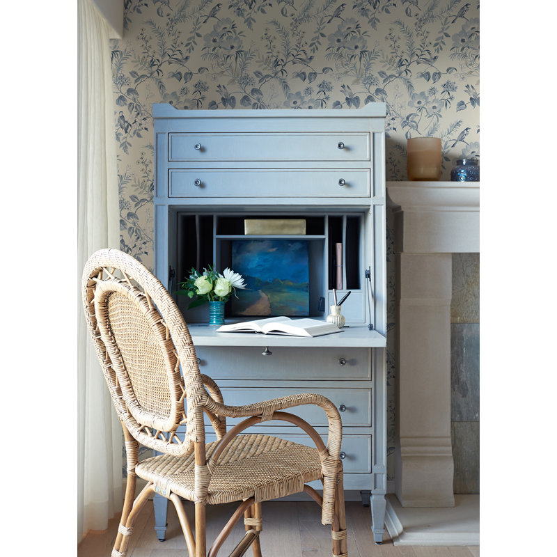 Harton Floral Roll, Blue
